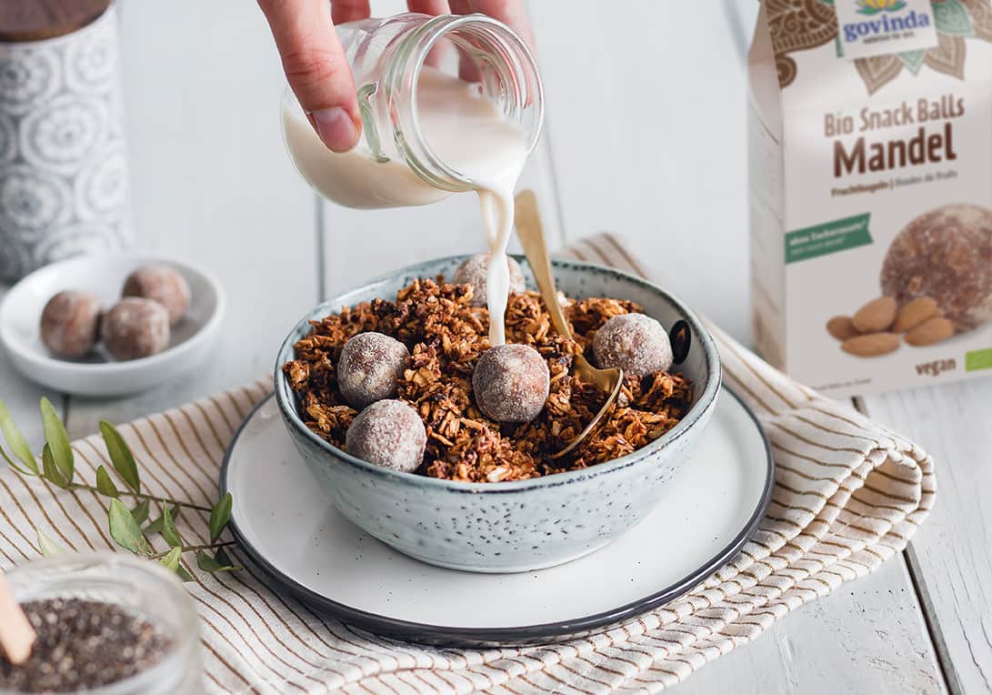 Bliss Balls im Müsli