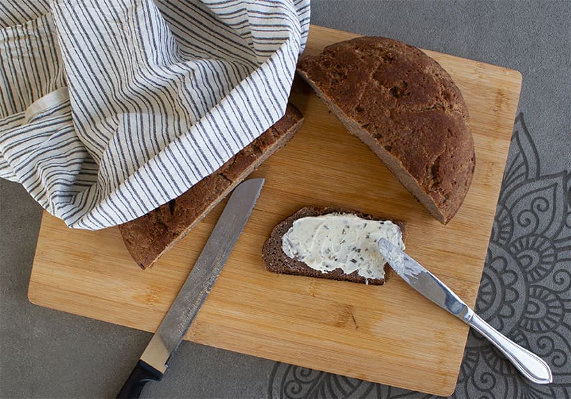 Glutenfreies Kastanienbrot