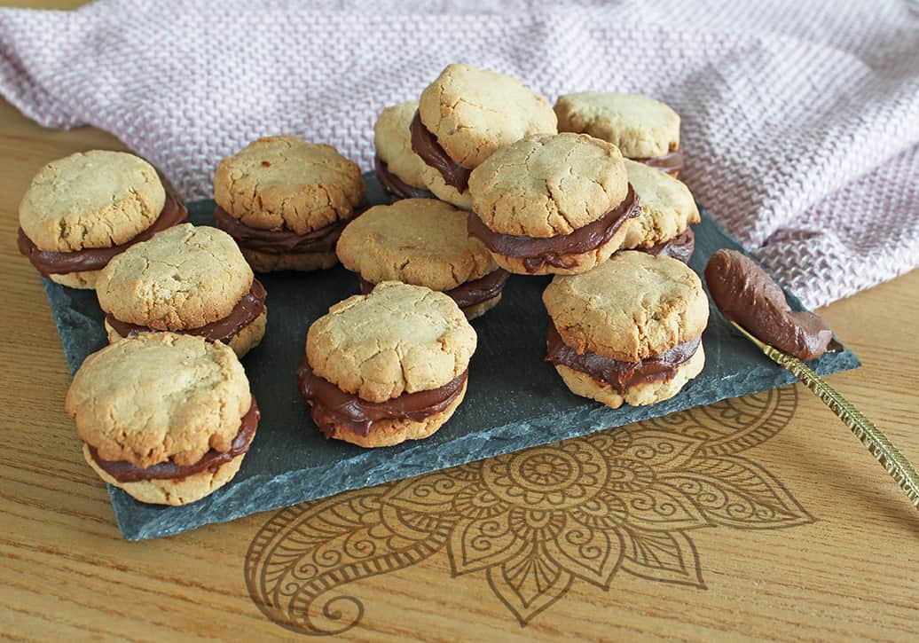 glutenfreie Cookie-Sandwiches