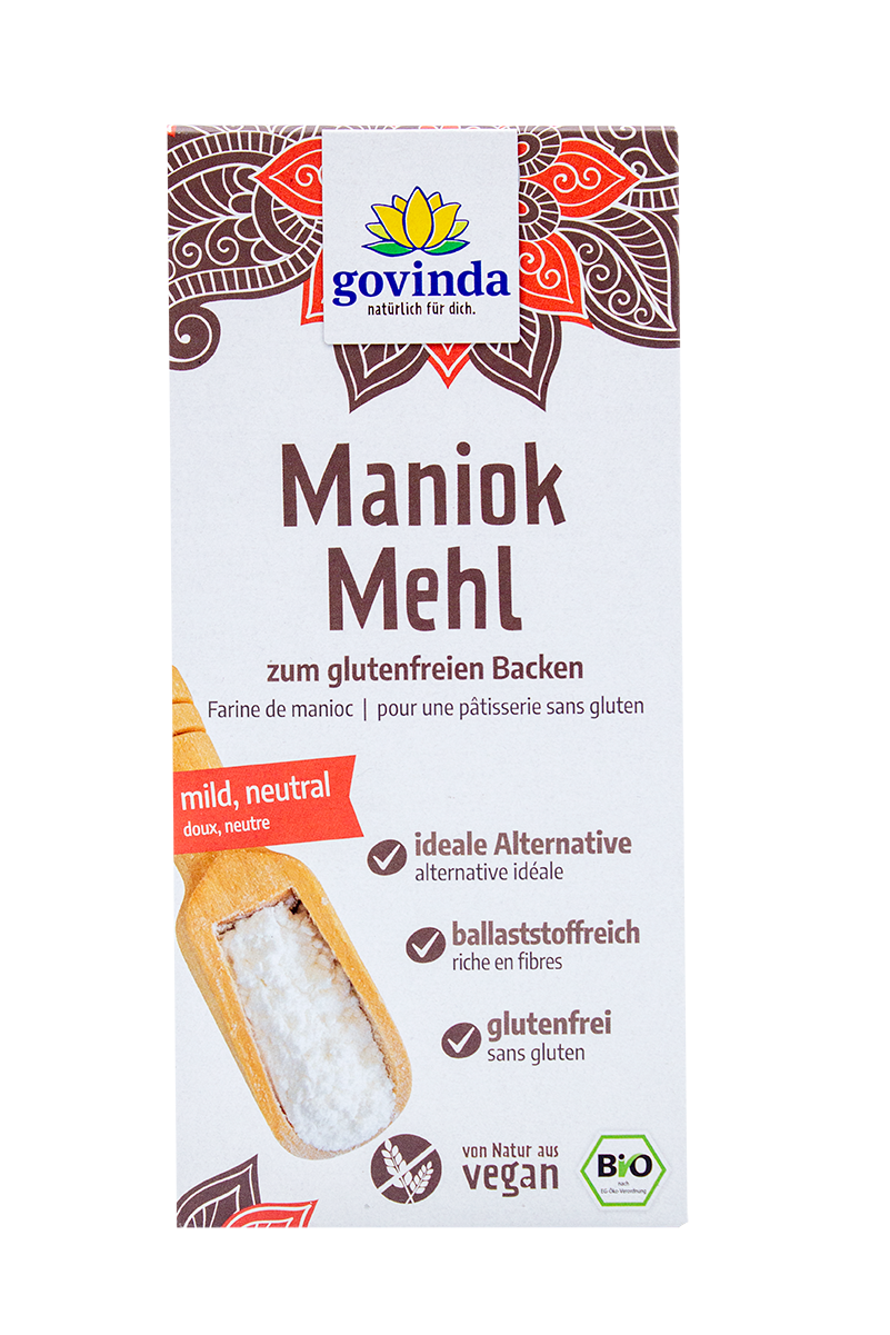 Maniokmehl: Einfach glutenfrei backen! Die ideale glutenfreie Alternative zu Weizenmehl | vegan ✓ glutenfrei ✓ 100 % natürlich ✓