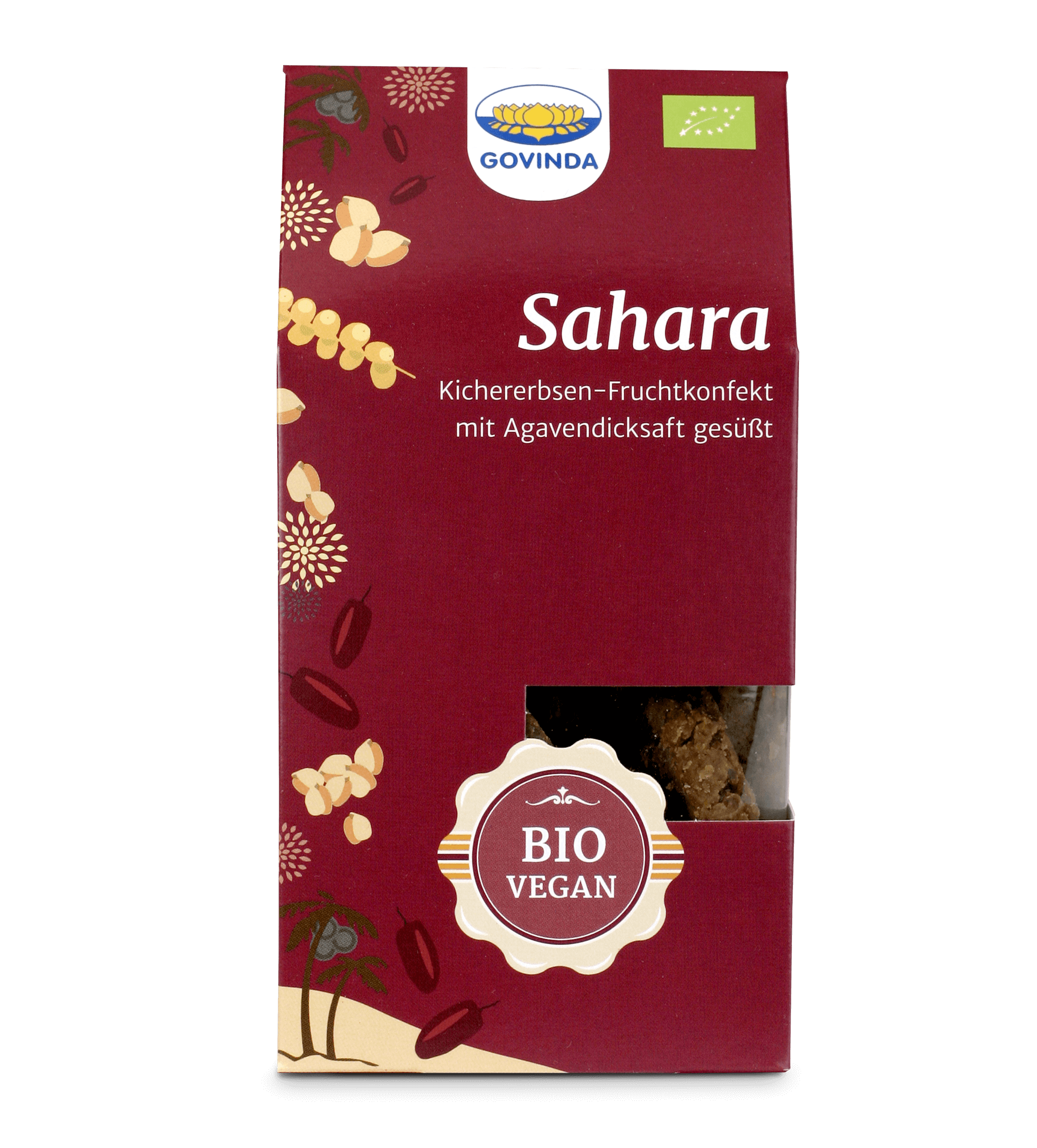 Cremig-zart wirst du mit feinen Gewürzen von unserem Kichererbsen-Konfekt in den Orient entführt | Dattel-Kichererbsen-Konfekt ✓ vegan ✓ 100 % natürlich ✓ ohne Zuckerzusatz ✓