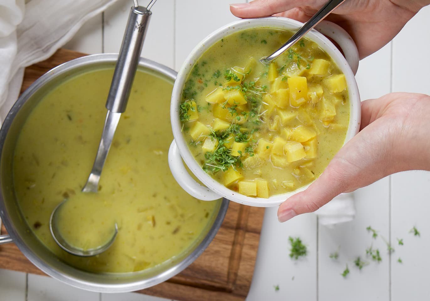 ayurvedische Pastinaken-Kurkuma-Suppe