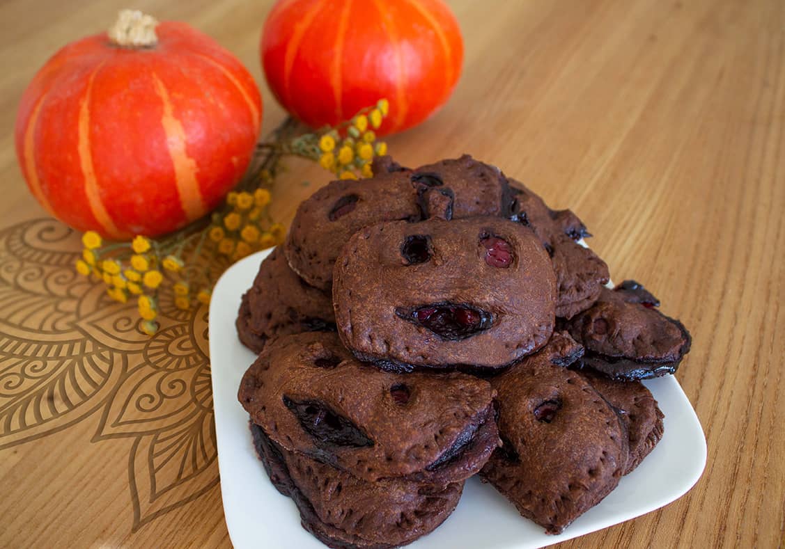 Schoko-Kirschtaschen