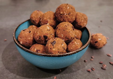Chia-Braunhirse Snack Balls