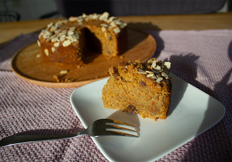 Karottenkuchen mit Erdmandeln