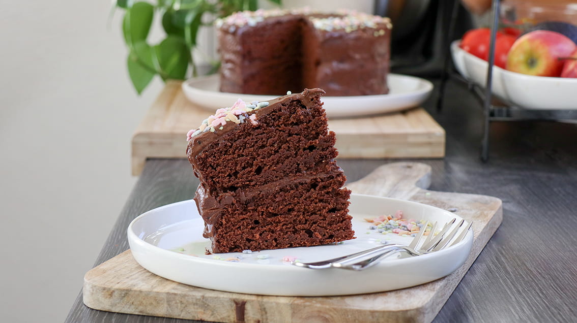 Schokotorte ohne raffinierten Zucker