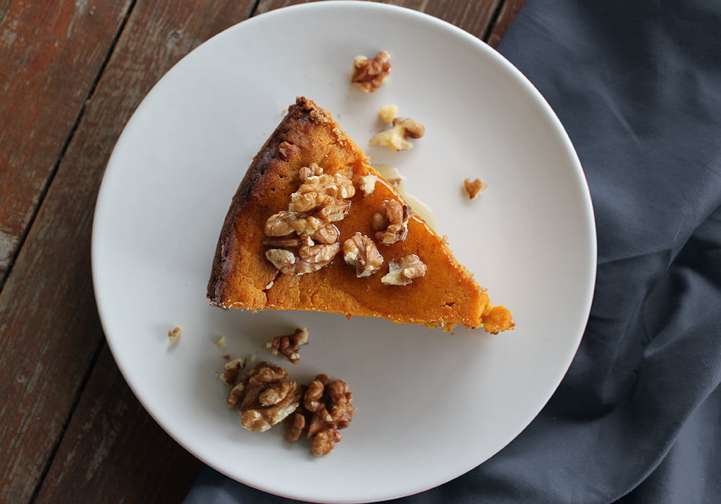 Chestnut Pumpkin Pie (Kastanien-Kürbis-Kuchen)