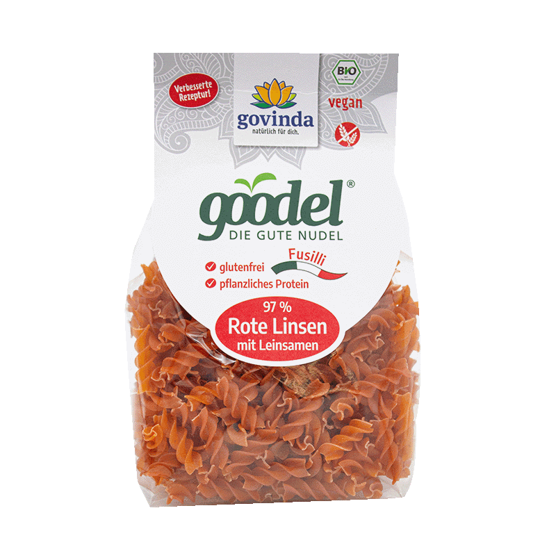 Goodel Rote Linsen Fusilli