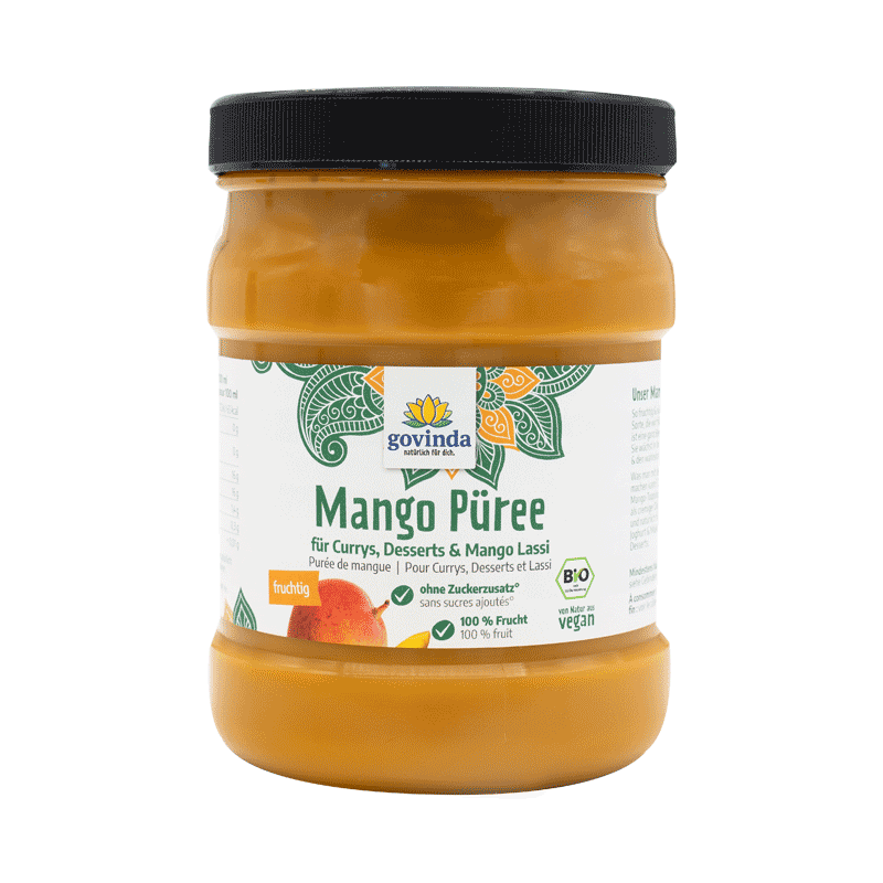 Der intensive, fruchtige Mango-Geschmack zaubert jedes Gericht zu einem tropischen Genuss | vegan ✓ 100 % natürlich ✓ ohne Zuckerzusatz