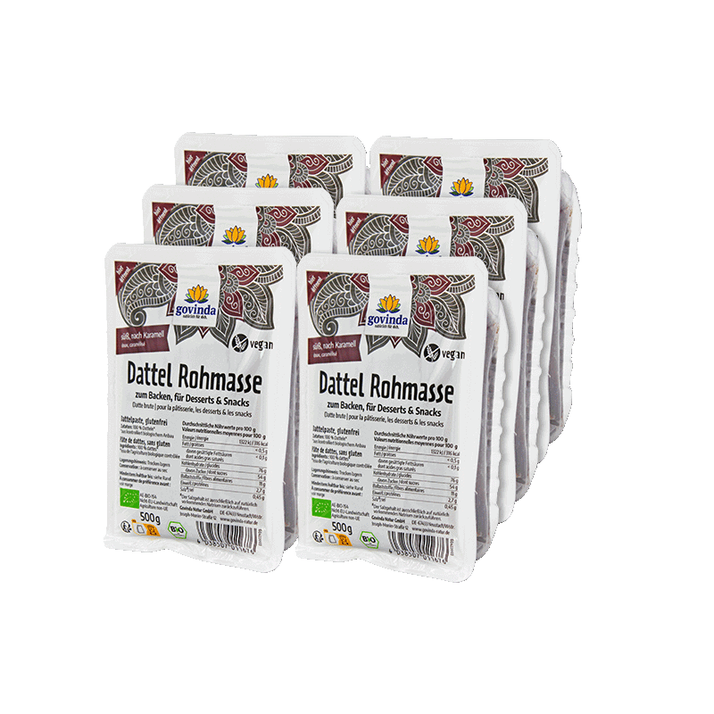 Dattel-Rohmasse | natürlich süß aus 100% Datteln | bio | vegan | glutenfrei