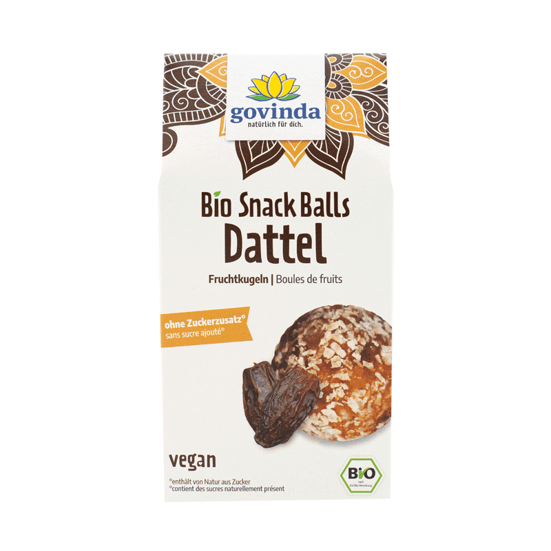 Saftig-süße Datteln & exotisches Kokos machen unsere Dattel-Kokos Bliss Balls zu einem Match made in Heaven | vegan ✓ 100 % natürlich ✓ ohne Zuckerzusatz ✓