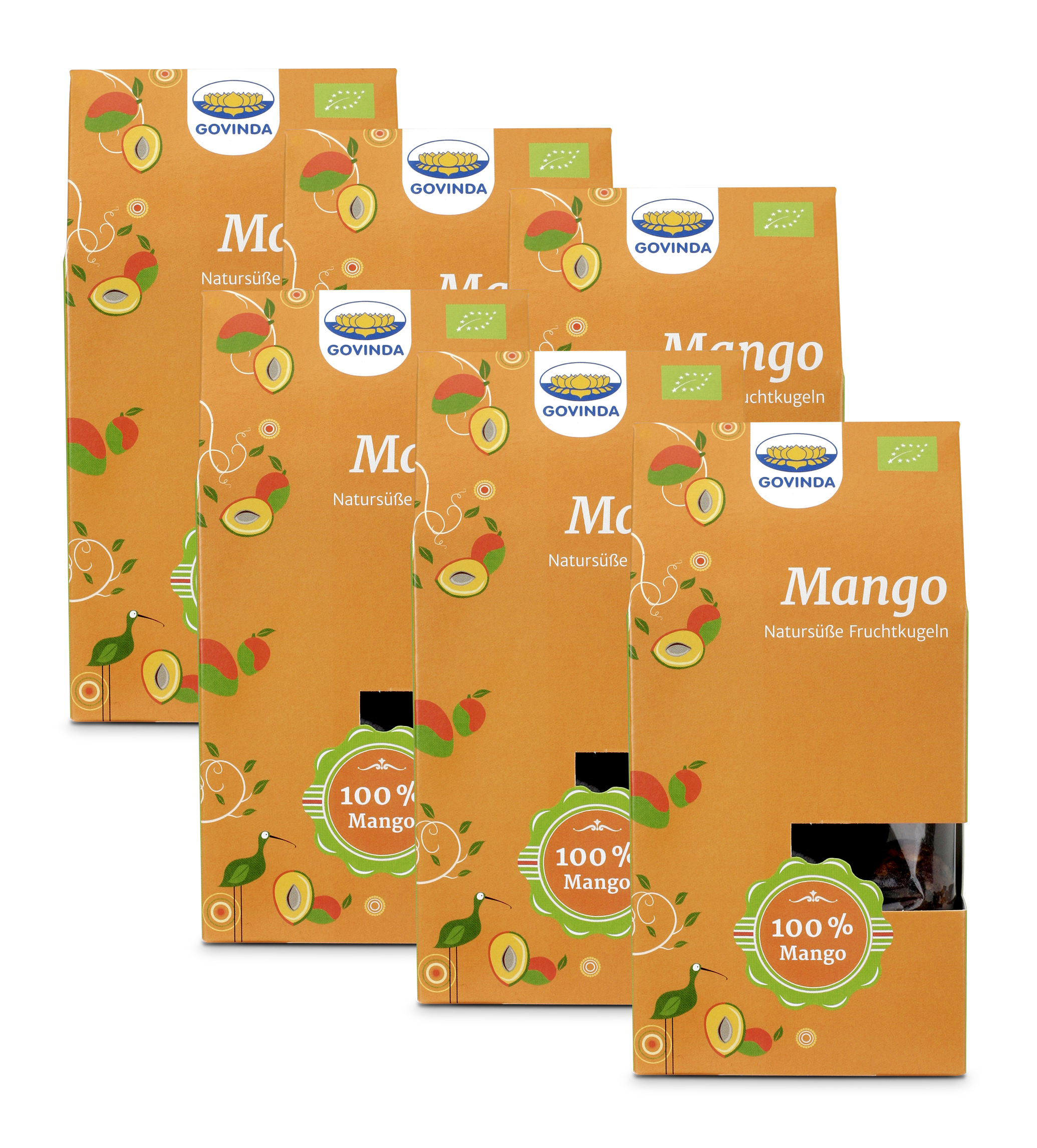 Tropisch-exotisch-fruchtige Mango-Kugel aus 100% Mango im Sparpack! Purer Mango-Genuss ohne Zucker ✓ vegan ✓ 100 % natürlich ✓