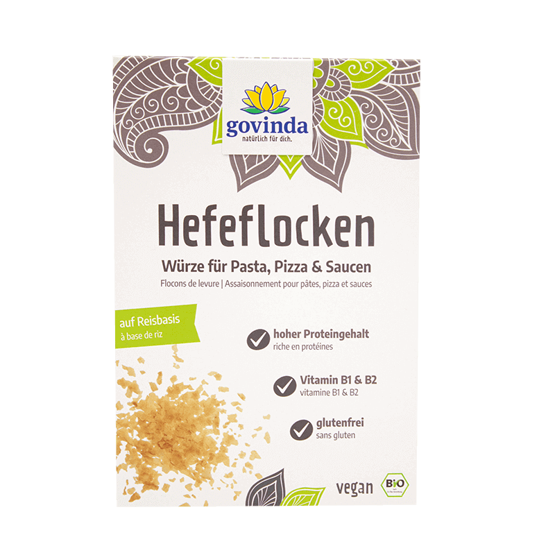 Hefeflocken auf Reisbasis