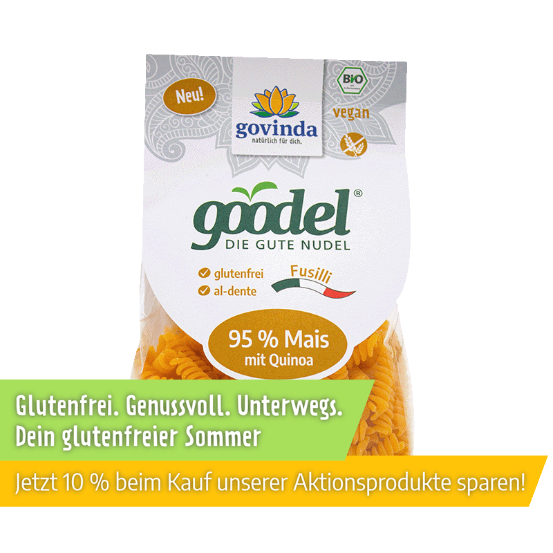 Goodel Mais mit Quinoa Fusilli