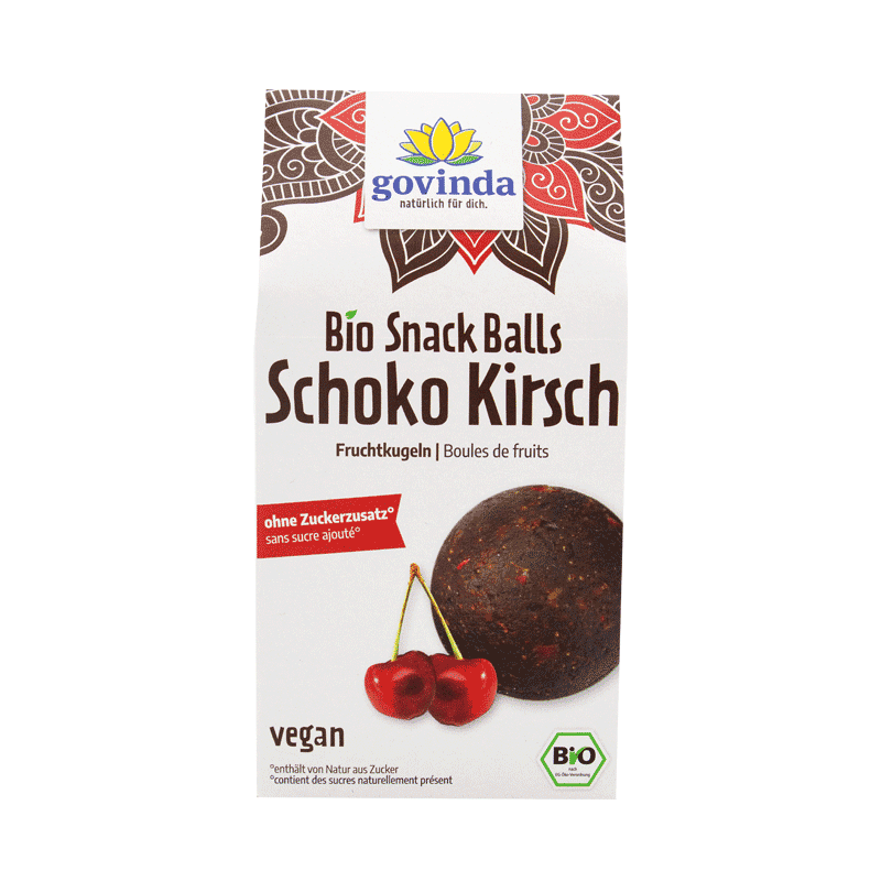 Fruchtig-süße Sauerkirschen & schokoladiger Kakao – köstliche Schoko Bliss Balls für alle Naschkatzen | vegan ✓ 100 % natürlich ✓ ohne Zuckerzusatz ✓