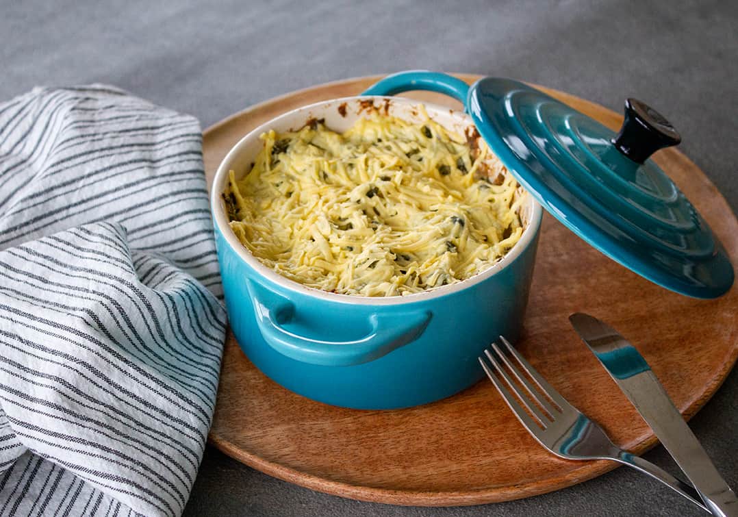 Paccheri mit Spinat-Ricotta-Füllung