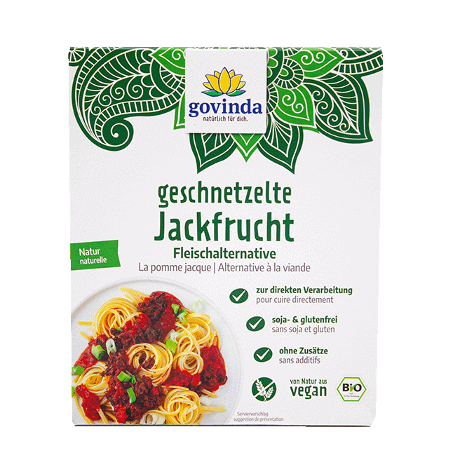 Jackfrucht-Fruchtfleisch Schnetzel