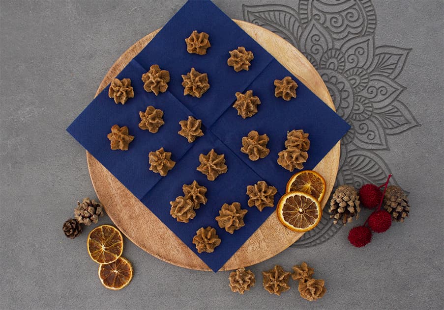 Braunhirse-Plätzchen