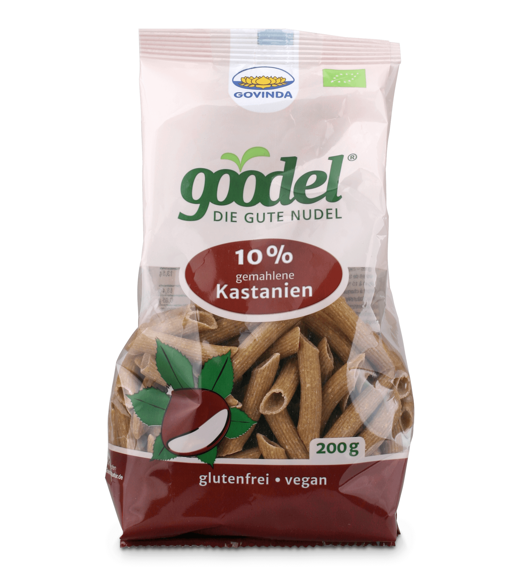Unsere Goodel – die gute Nudel: Kastanien & Buchweizen, lecker-nussiger Pasta-Genuss | vegan ✓ sojafrei ✓  glutenfrei ✓