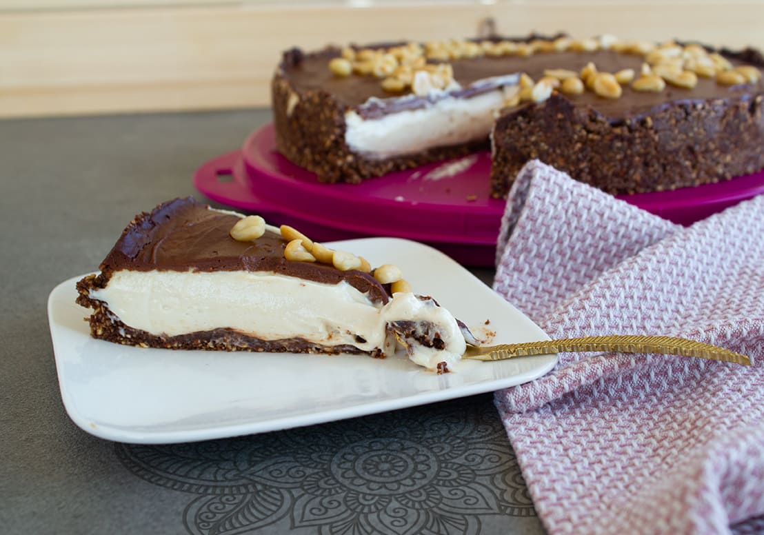 Erdnuss-Mousse-Torte