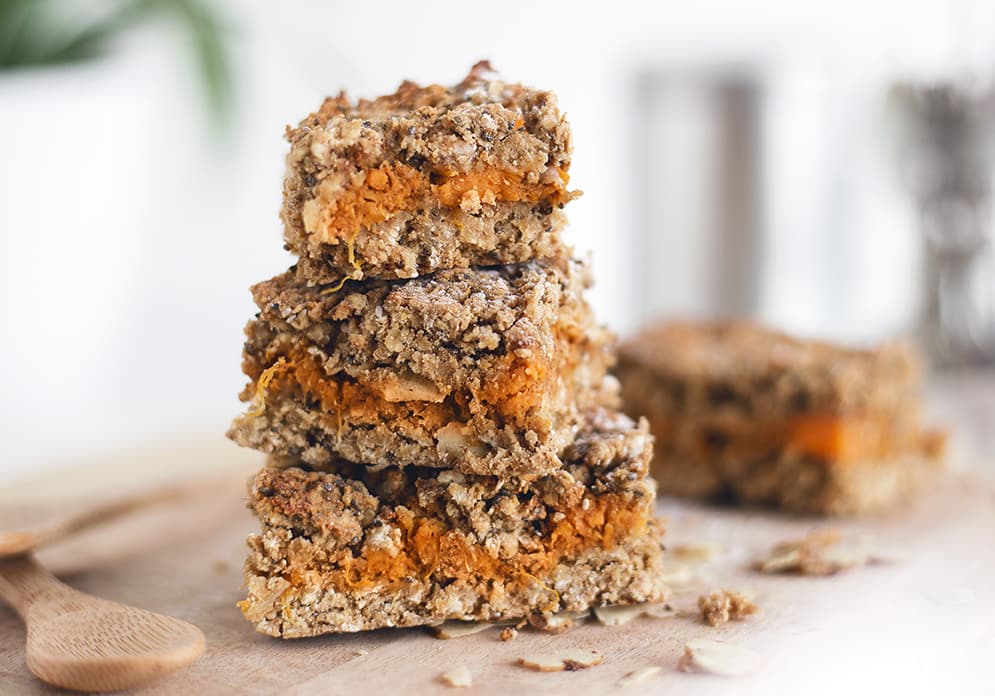 Erdmandel-Süßkartoffel-Riegel