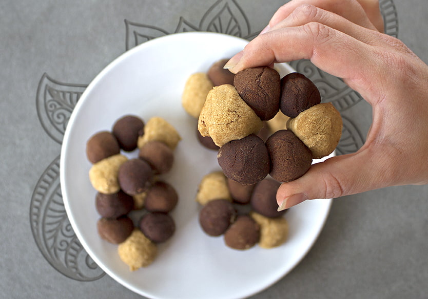 3-farbige Plätzchen