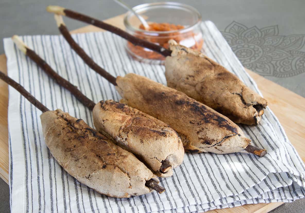 Glutenfreies Stockbrot