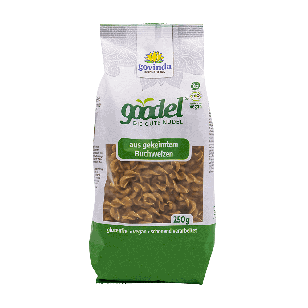 Gekeimte Nudeln – deine Rohkost-Nudel aus Keimlingen | vegan ✓ 100 % natürlich ✓ Rohkost ✓ aus gekeimtem Buchweizen