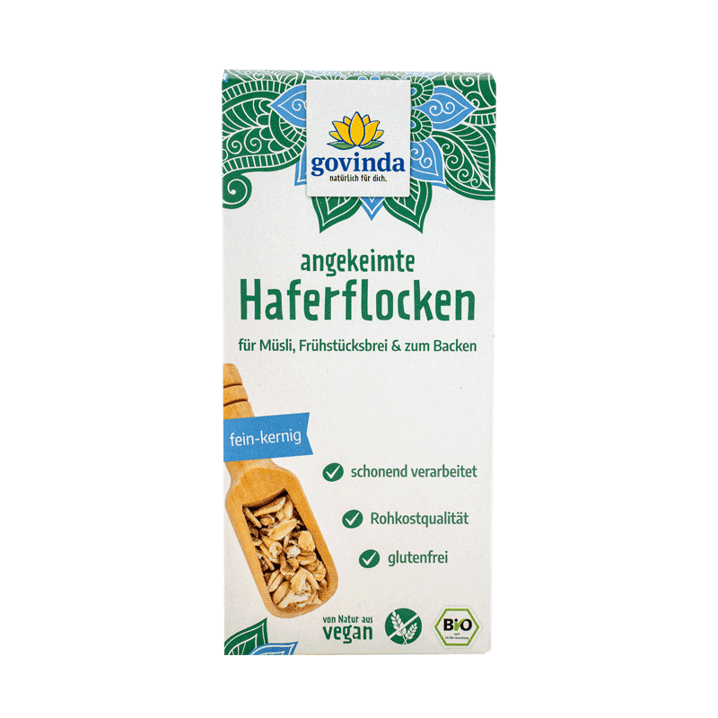 Angekeimte Haferflocken