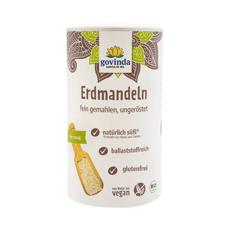 Erdmandeln gemahlen, ungeröstet