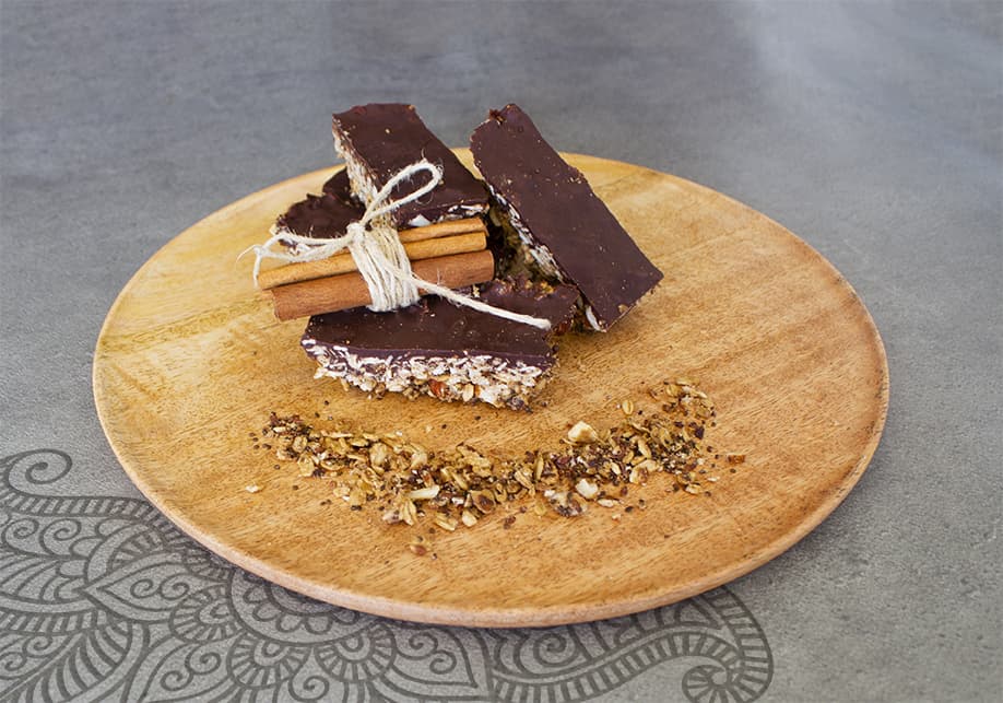 Schoko-Erdmandel-Müsliriegel