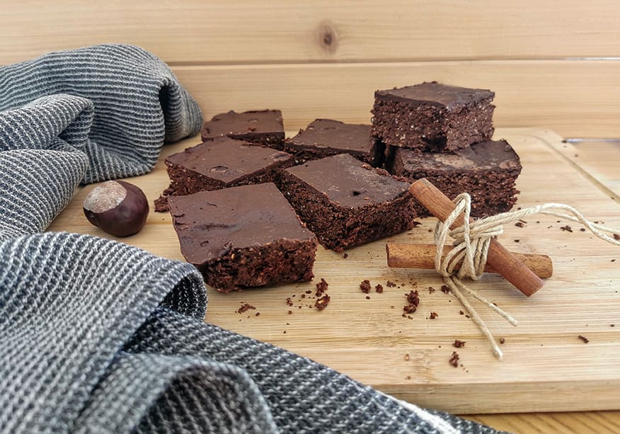 Maronen-Brownies