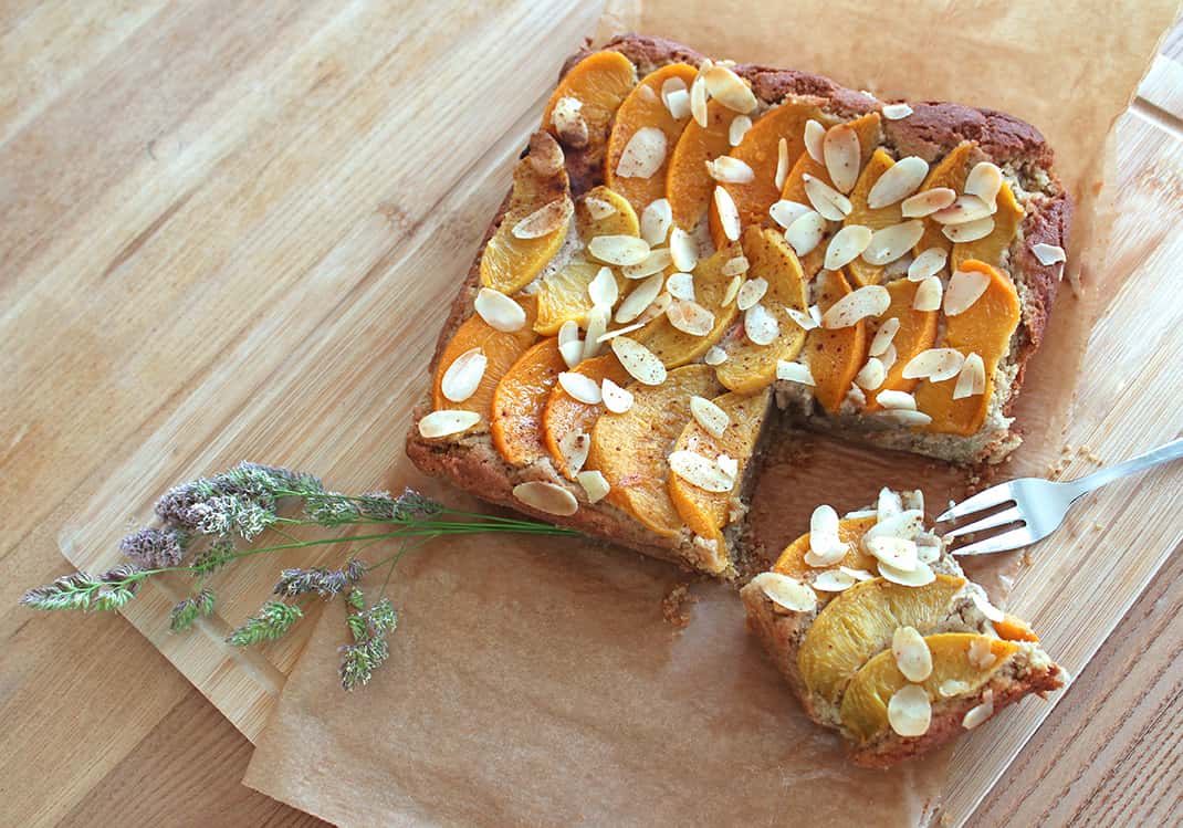 Pfirsich-Mandel-Kuchen