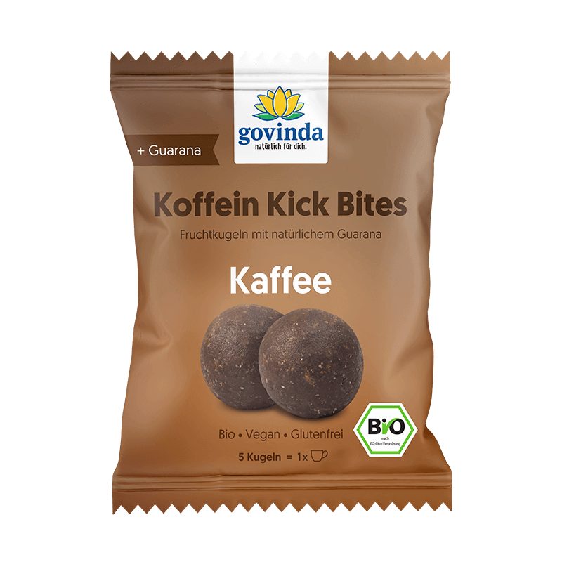 Koffein Kick Bites Kaffee in Plastiktüte