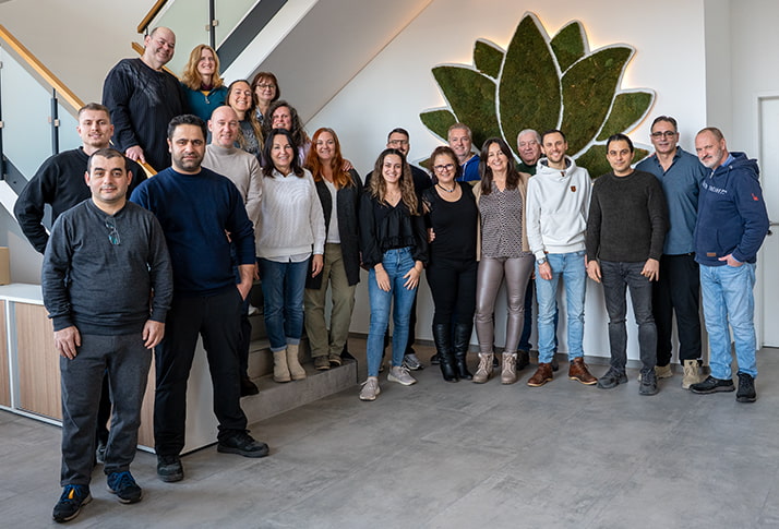 Gruppenfoto des Govinda Teams