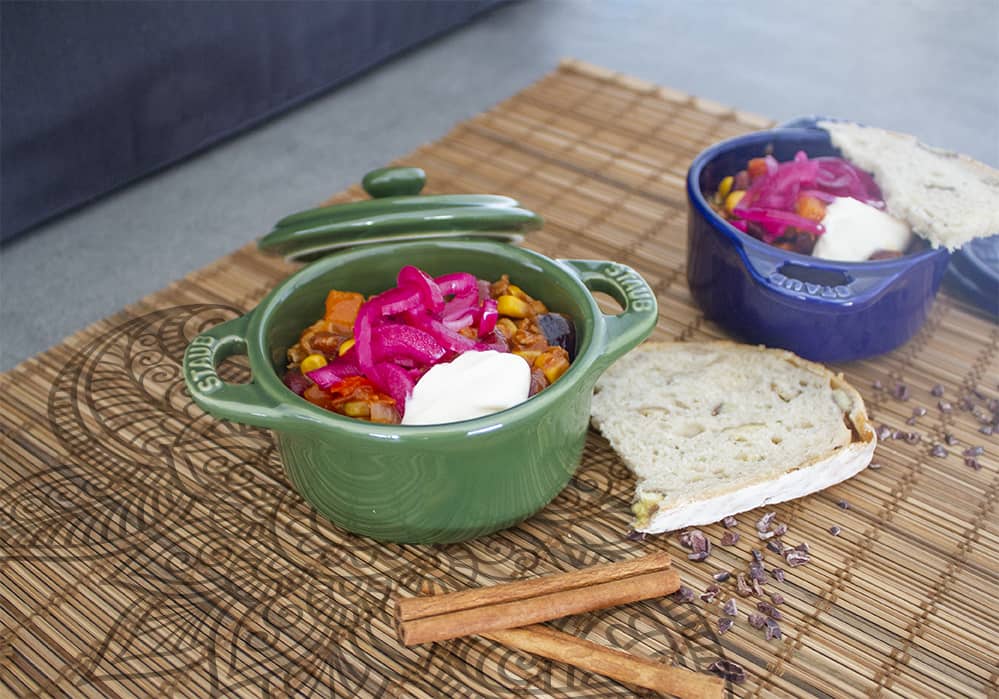 One Pot Chili mit Protein Chunks