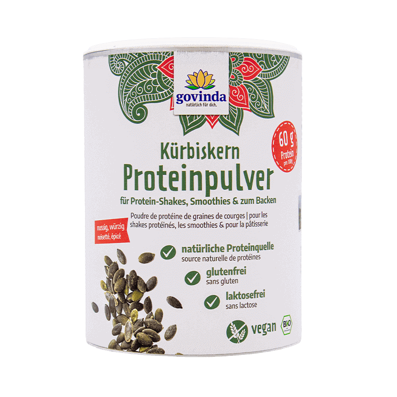Kürbiskern-Proteinpulver – Herrlich aromatisch, leicht würzig & lecker nussig | vegan ✓ 100 % natürlich ✓ glutenfrei
