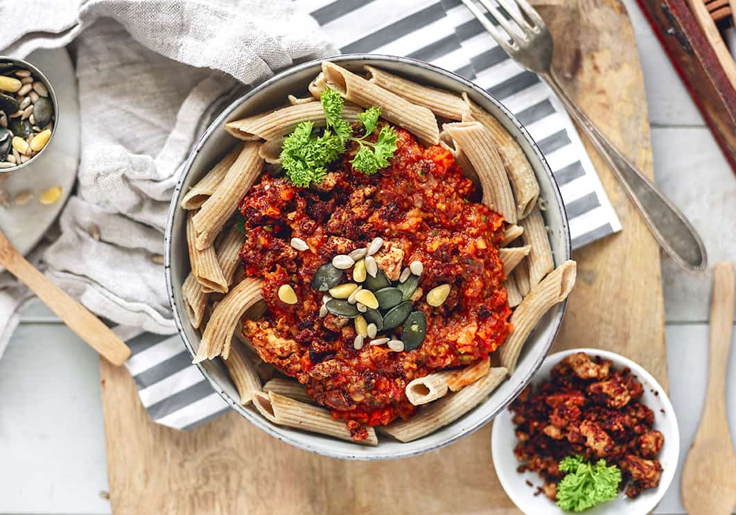 Tofu Bolognese