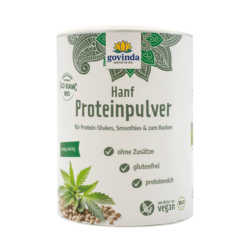 Hanf-Proteinpulver