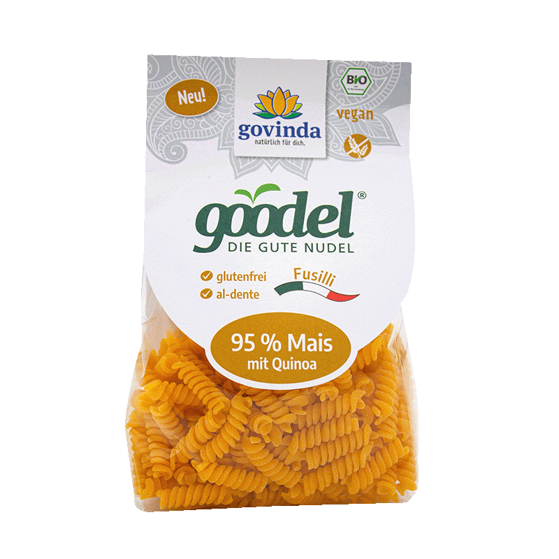 Goodel Mais mit Quinoa Fusilli