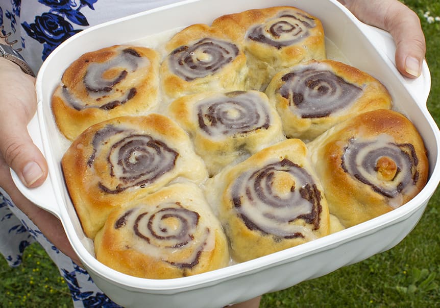 Dattel-Zimtschnecken