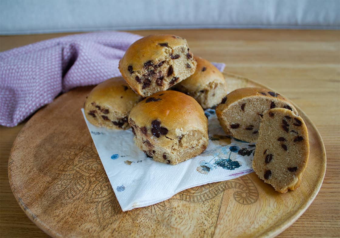 Schokobrötchen – vegan & glutenfrei