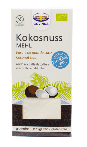 Kokosnuss-Mehl – Traumhaftes Kokos-Aroma mit seinem besonderen, exotischen Touch. | vegan ✓ glutenfrei ✓ Rohkost ✓