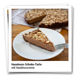 Haselnuss-Schoko-Tarte mit leckerer Haselnusscreme | vegan | Govinda Natur