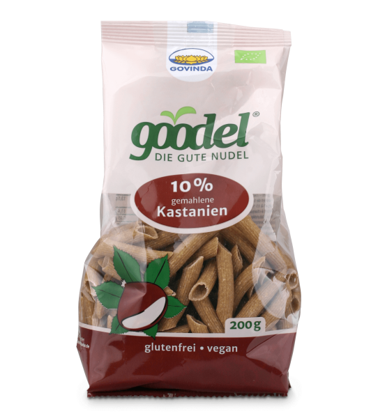 Unsere Goodel – die gute Nudel: Kastanien & Buchweizen, lecker-nussiger Pasta-Genuss | vegan ✓ sojafrei ✓  glutenfrei ✓