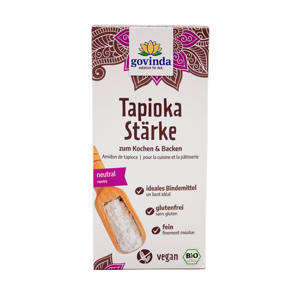 Tapioka-Stärke – von Natur aus glutenfrei, hervorragendes Bindemittel für Gebäck, Saucen & vieles mehr | vegan ✓ 100 % natürlich ✓ glutenfrei