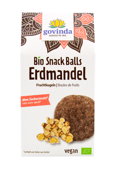 Unsere Snack Balls Erdmandel – Nussig-süße Erdmandel Bliss Balls mit feinem Marzipan-Geschmack | vegan ✓ 100 % natürlich ✓ ohne Zucker ✓
