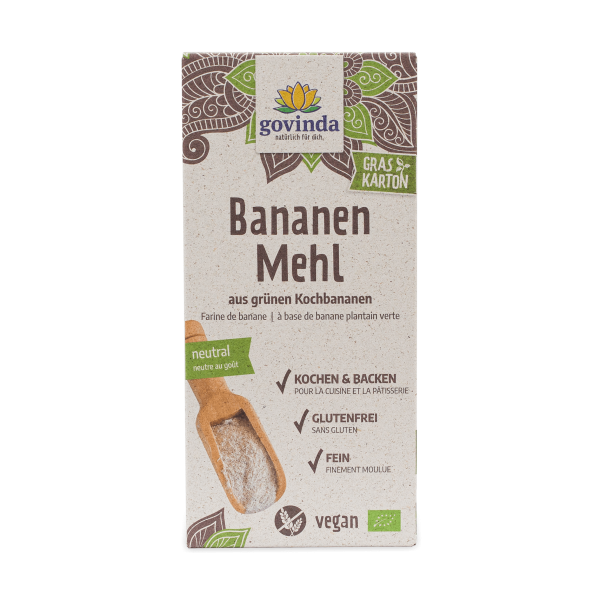 Bananenmehl – Eine der besten Mehlalternativen. Probier' doch mal unsere Bananen-Waffeln! | vegan ✓ 100 % natürlich ✓ glutenfrei