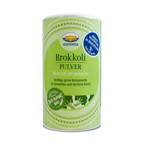 Brokkoli-Pulver – dein grünes Superfood-Pulver aus Deutschland für Shakes, Smoothies & zum Verfeinern | vegan ✓ 100 % natürlich ✓ 
